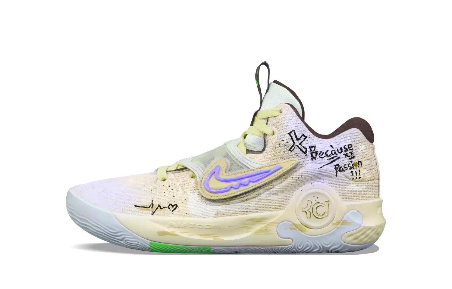 

Nike Баскетбольные кроссовки KD Trey 5 X мужские, низкие, желтые
