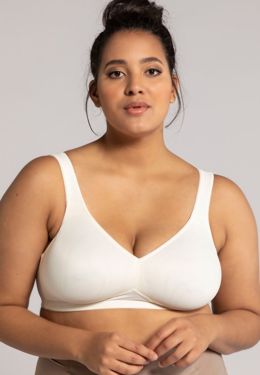 

Бюстгальтер Ulla Popken GROSSE GRÖSSEN 2-ER PACK, OHNE BÜGEL, VORGEFORMTE CUPS, White