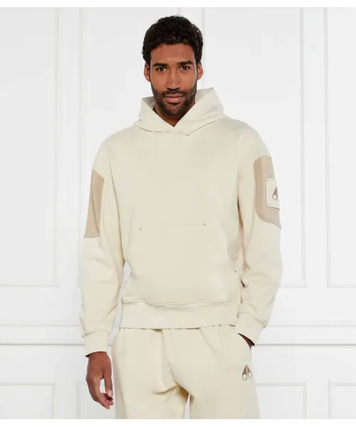 

Толстовка Relaxed fit Moose Knuckles, белый