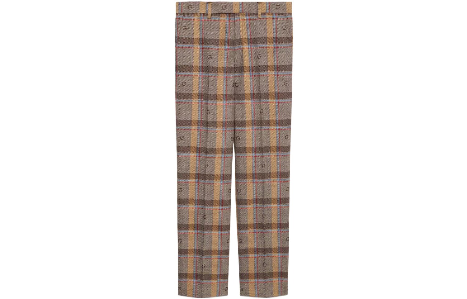 

Повседневные брюки мужские коричневые Gucci, коричневый