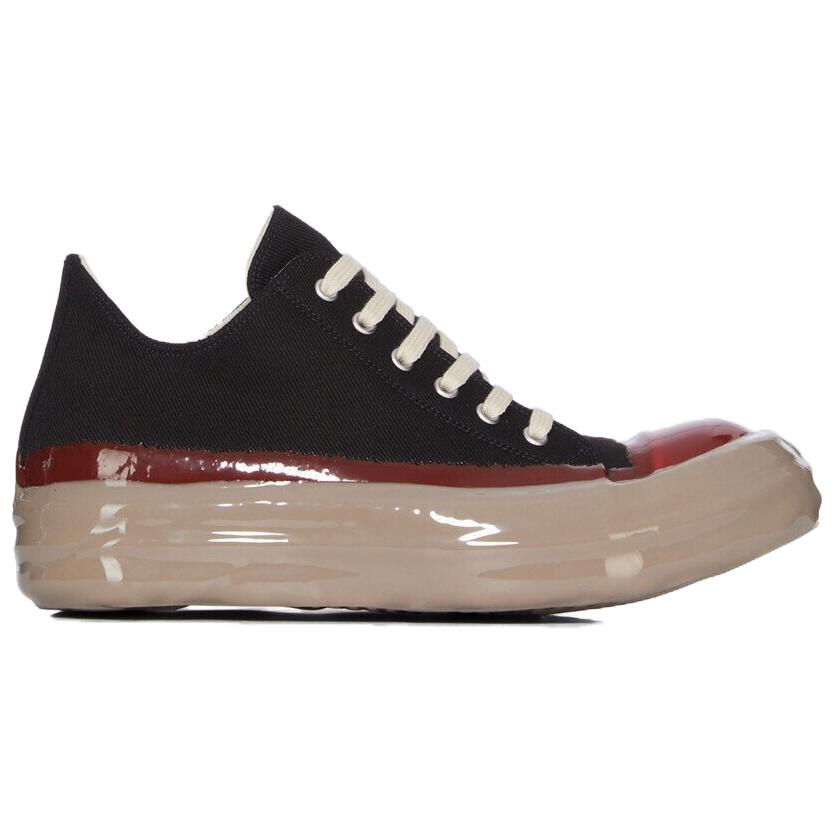 Конкордианс лоу топ кэневос мужские черные Rick Owens DRKSHDW, Original Shoe Box Included — фото 3