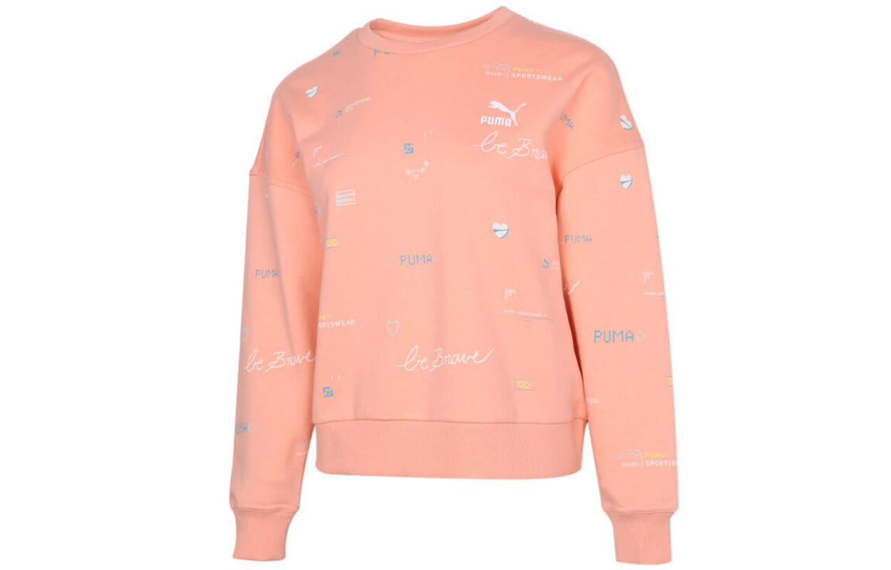 

Свитшот женский коралловый Puma