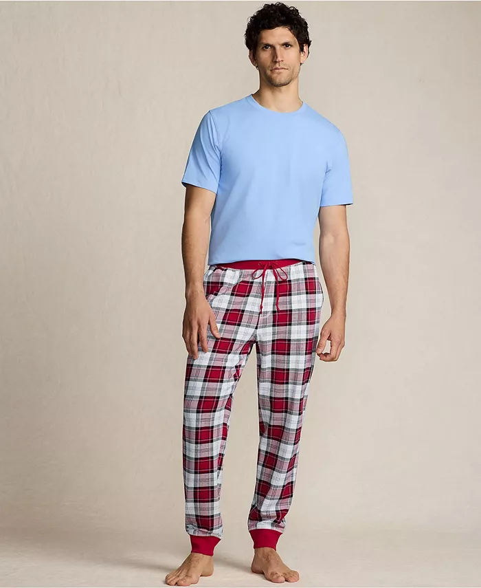 

Мужской трикотажный комплект пижамы для сна Lands' End, белый