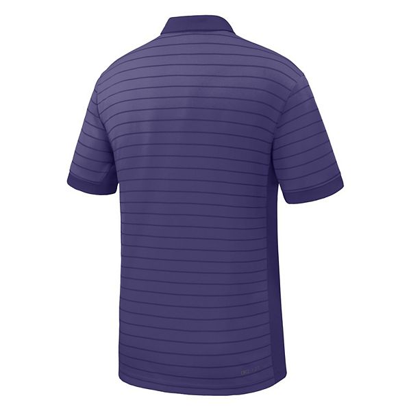 Мужская фиолетовая футболка TCU Horned Frogs 2025 Early Season Coaches Sideline Victory Stripe Performance Polo Nike — фото 4