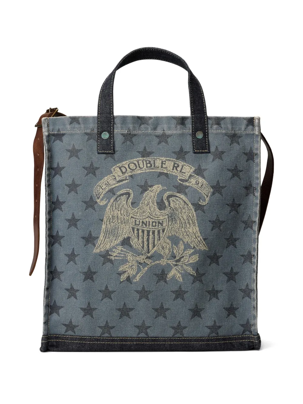 

Сумка-тоут Carpenter среднего размера Ralph Lauren RRL, синий