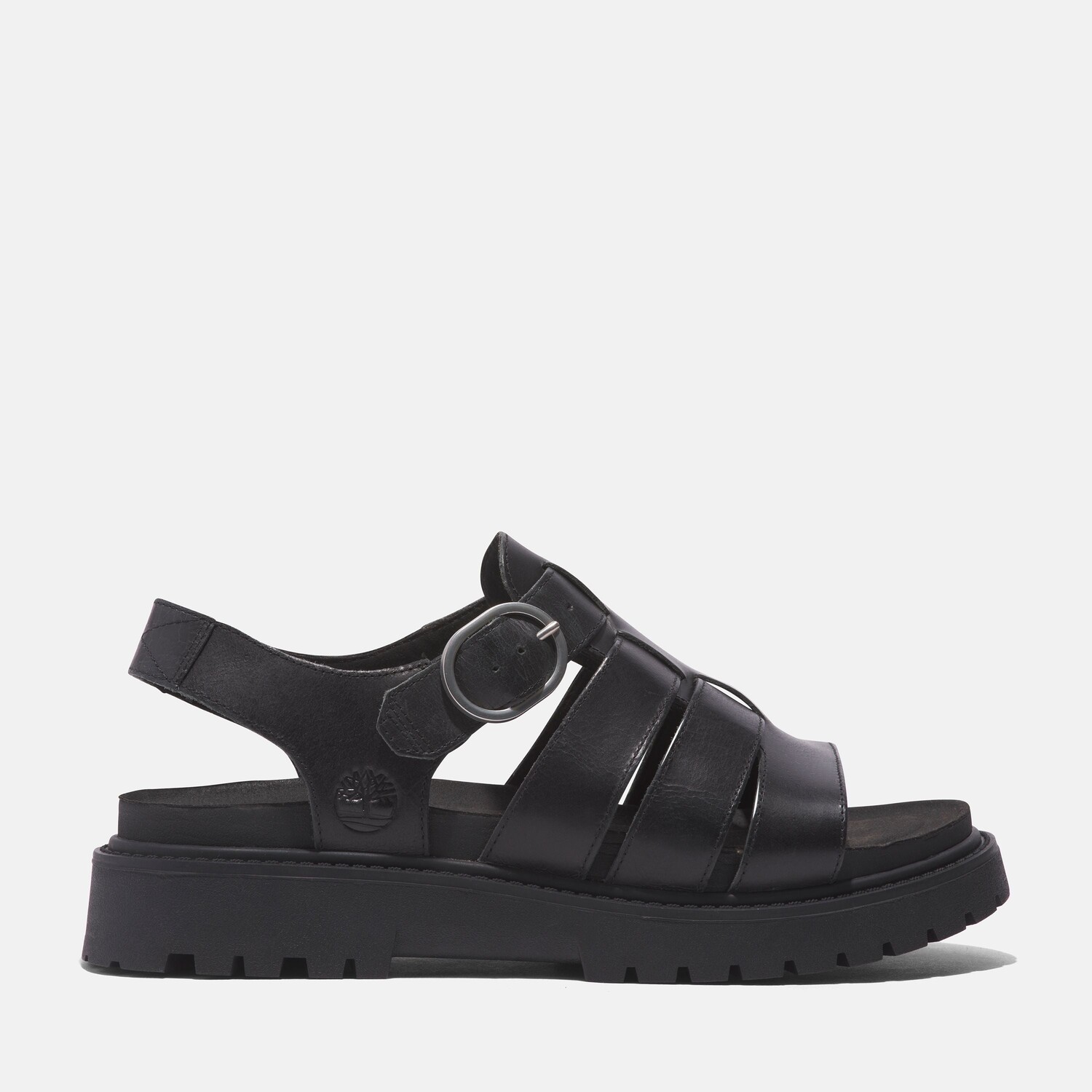 

Женские сандалии Clairemont Way Fisherman Timberland, цвет Black Full-Grain