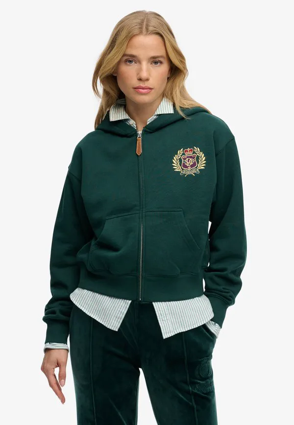 

Толстовка на молнии в стиле загородного клуба Superdry & Co, Dark Pine Green, Зеленый, Толстовка на молнии в стиле загородного клуба Superdry & Co, Dark Pine Green