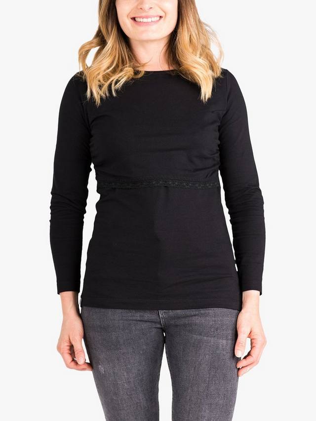 

Топ для кормления из органического хлопка Bshirt, Black