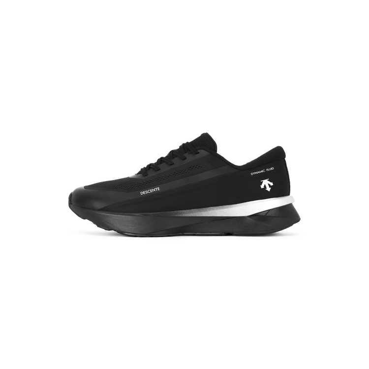 

DESCENTE Кроссовки для бега DFLUID с амортизацией, дышащие, с поддержкой, низкие, мужские, черные