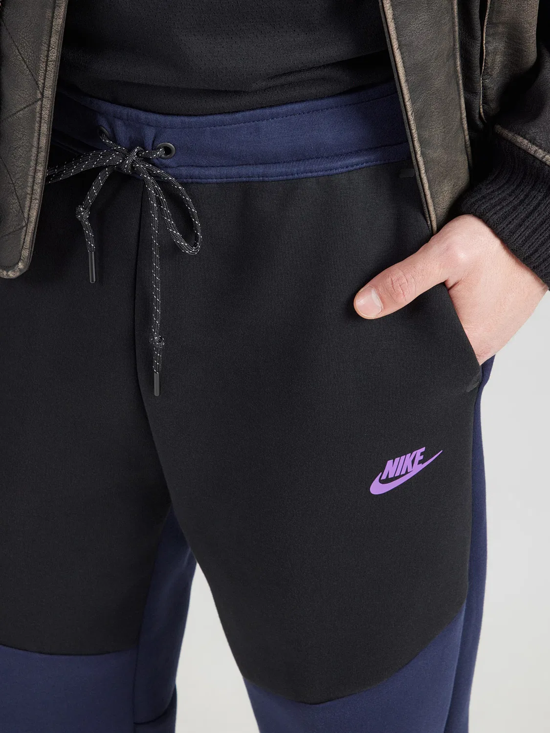 Свободные брюки 'TECH FLC' Nike Sportswear, Navy — фото 2