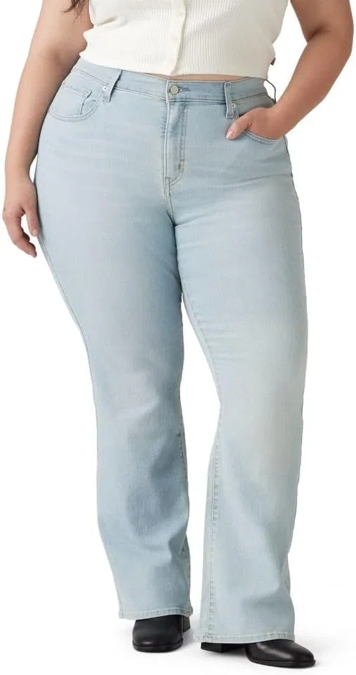Джинсы высокие bootcut Levi's, Eternal Indigo Light