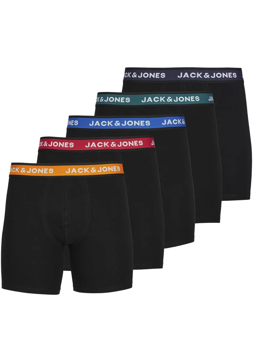 

Трусы-боксеры Jack & Jones "JJ JACSOLID BOXER BRIEFS 5 P" (упаковка, 5 шт.), цвет E X Uberance