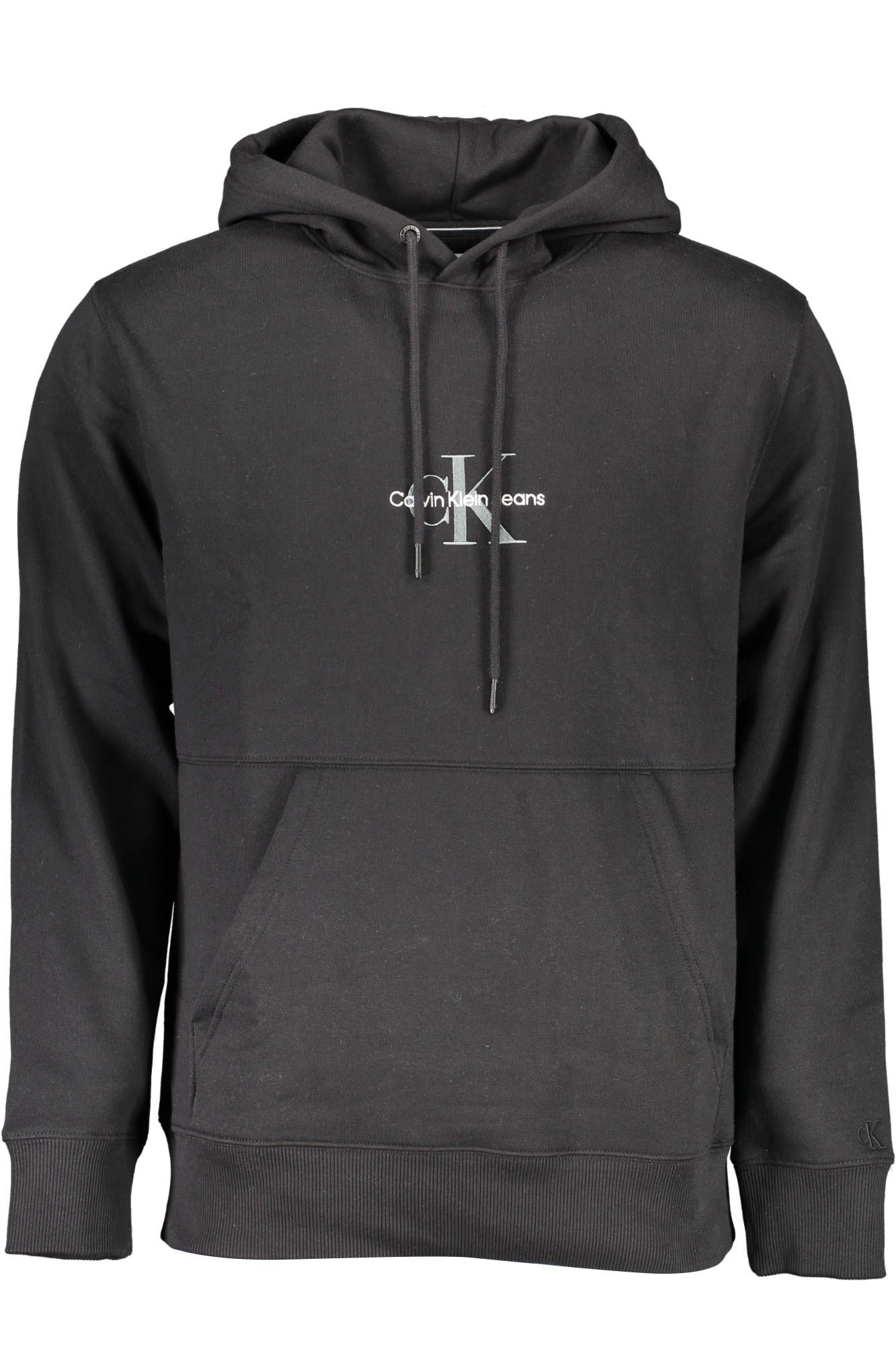 

Черный хлопковый мужской свитер Calvin Klein
