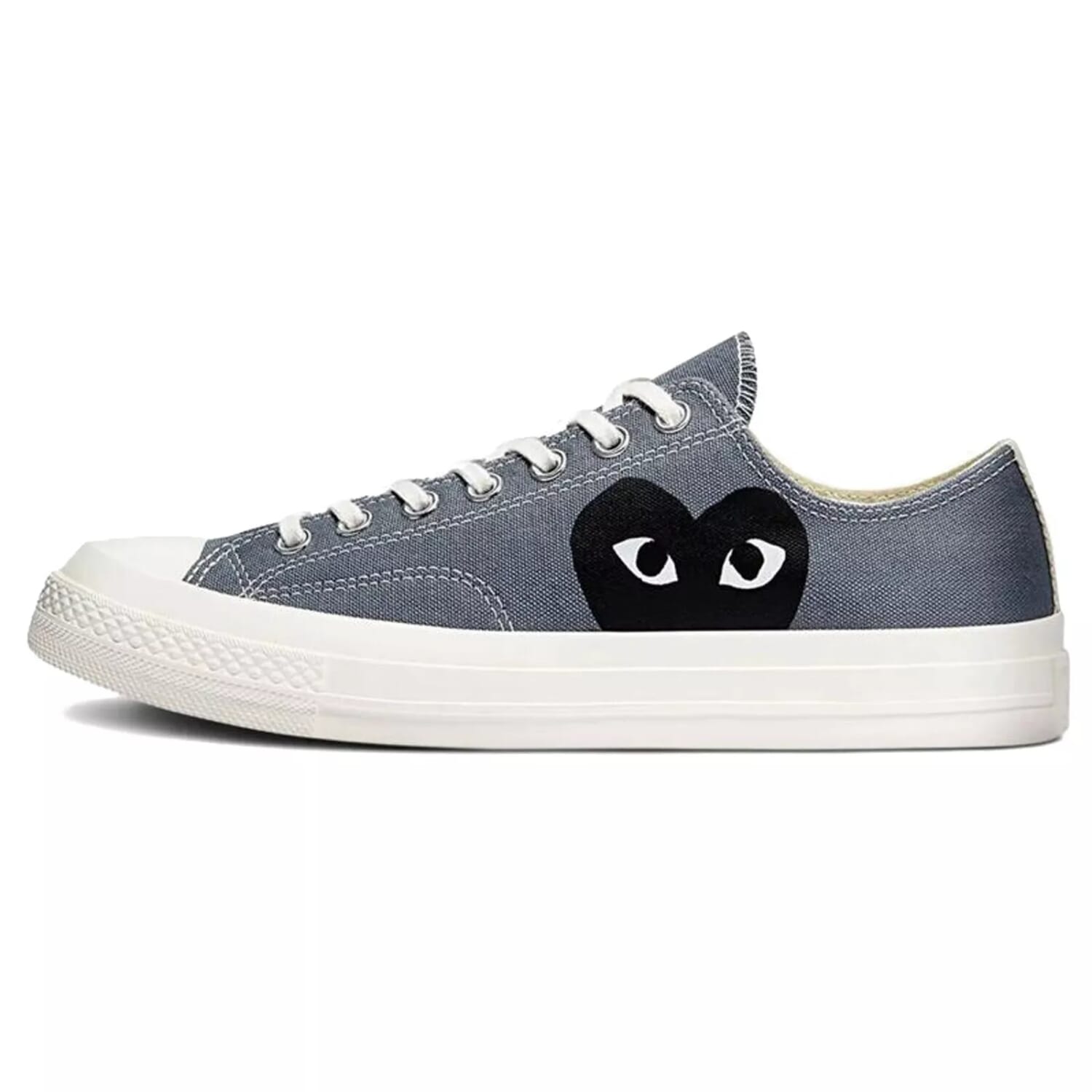 

Converse Chuck 70 CDG OX стальной серый/Egret-черный 171849C мужские кеды