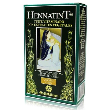 

Краска для волос Henatint Светлый каштан - Radhe, Radhe Shyam