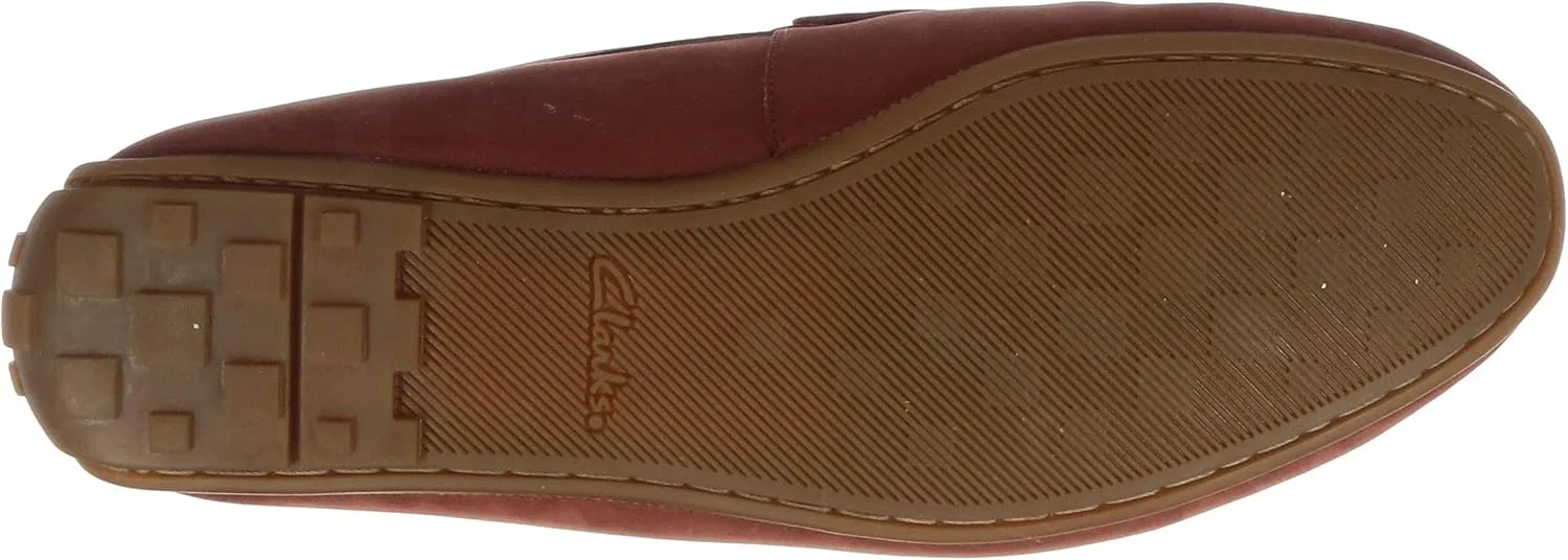 Мужские мокасины Clarks Reazor Penny, Red Nubuck — фото 4