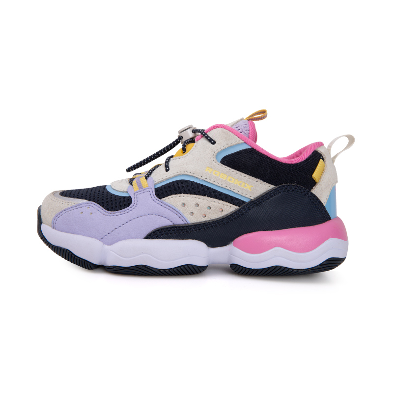 

Детская повседневная обувь для детей ROBOKIX, French navy blue / pure white / technology light purple