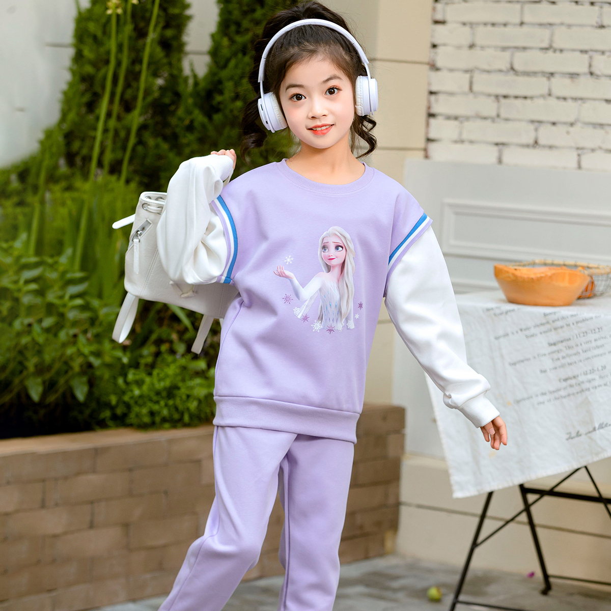 Disney Повседневная спортивная одежда Purple для детей 3-7 лет — фото 3
