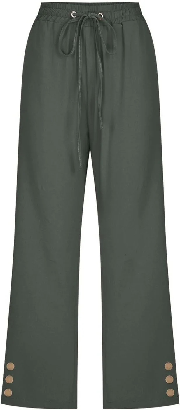 

Женские капри с карманами, Casual Stretch, High Waisted LCMTWX