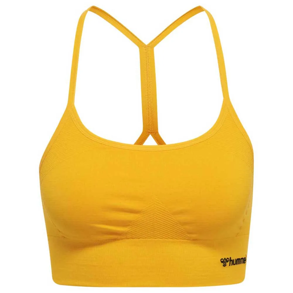 

Спортивный топ Hummel Tiffy Seamless, желтый
