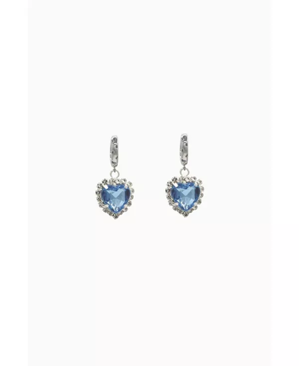 

Серьги с подвеской в виде синего сердца 1,3¿ Velvet Luna, blue