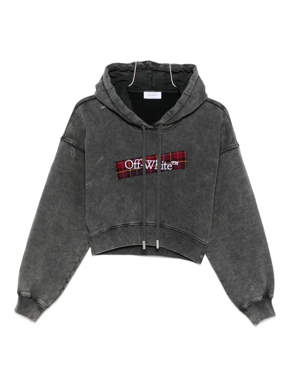 

Худи с логотипом OFF-WHITE, серый