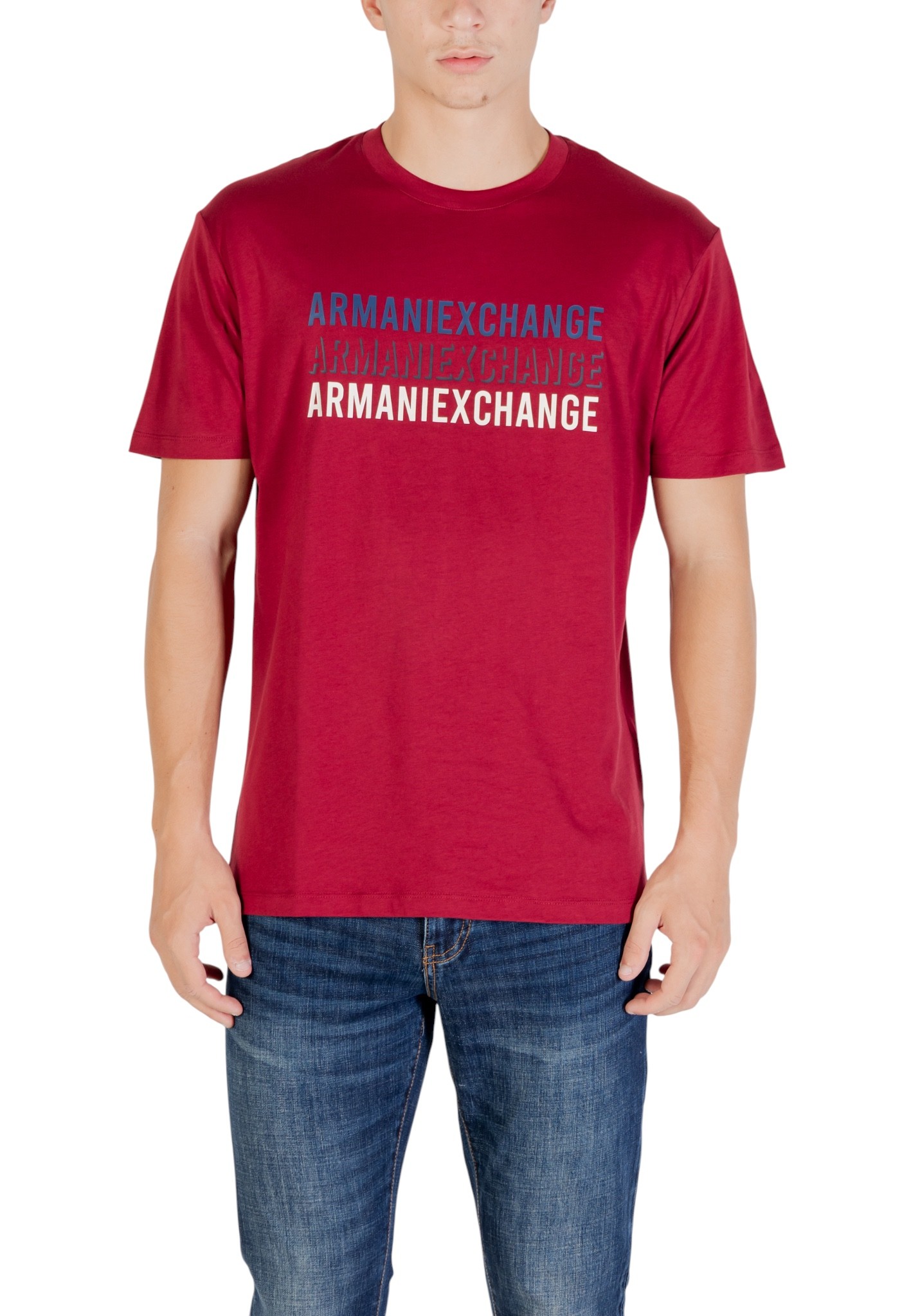 

Футболки Armani Exchange, бордовый