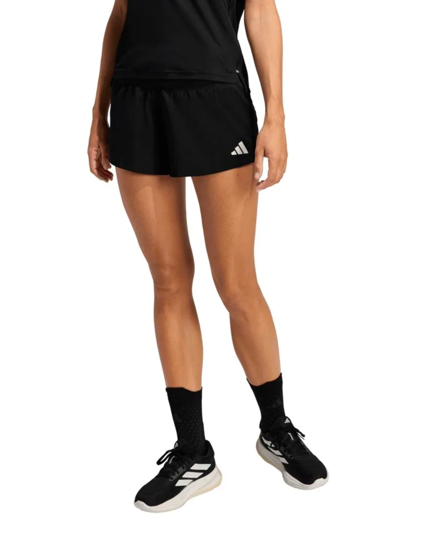 Женские беговые шорты со средней посадкой adidas, Black — фото 2