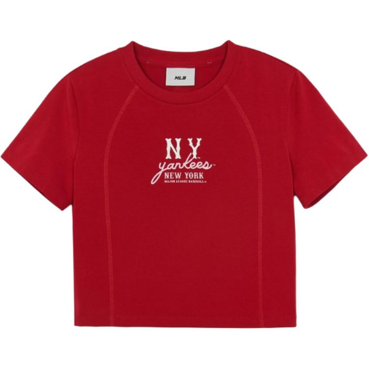 

MLB Футболка New York Yankees женская красная, Красный, MLB Футболка New York Yankees женская красная