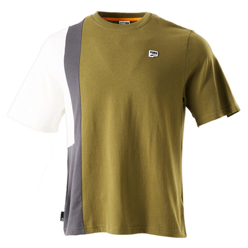 

Футболка унисекс оливково-зеленая Puma, оливково-зеленый