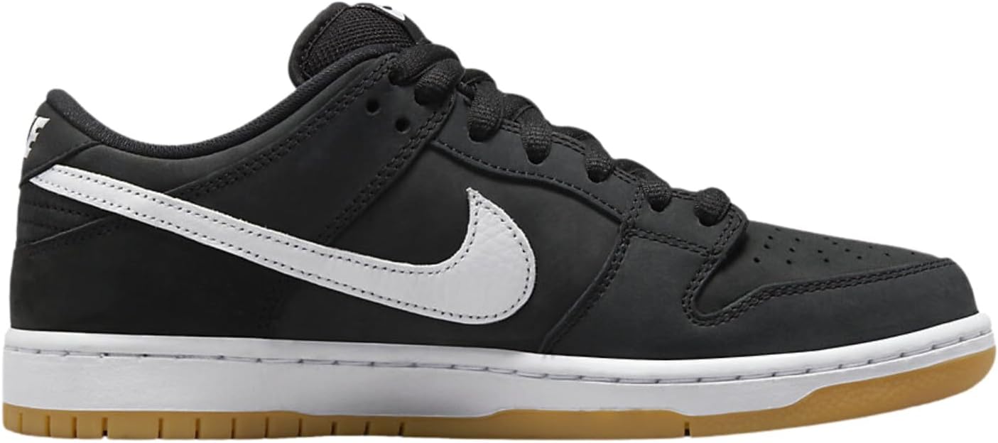 Мужские кроссовки для скейтборда Nike SB Dunk Low Pro, белый/черный — фото 2