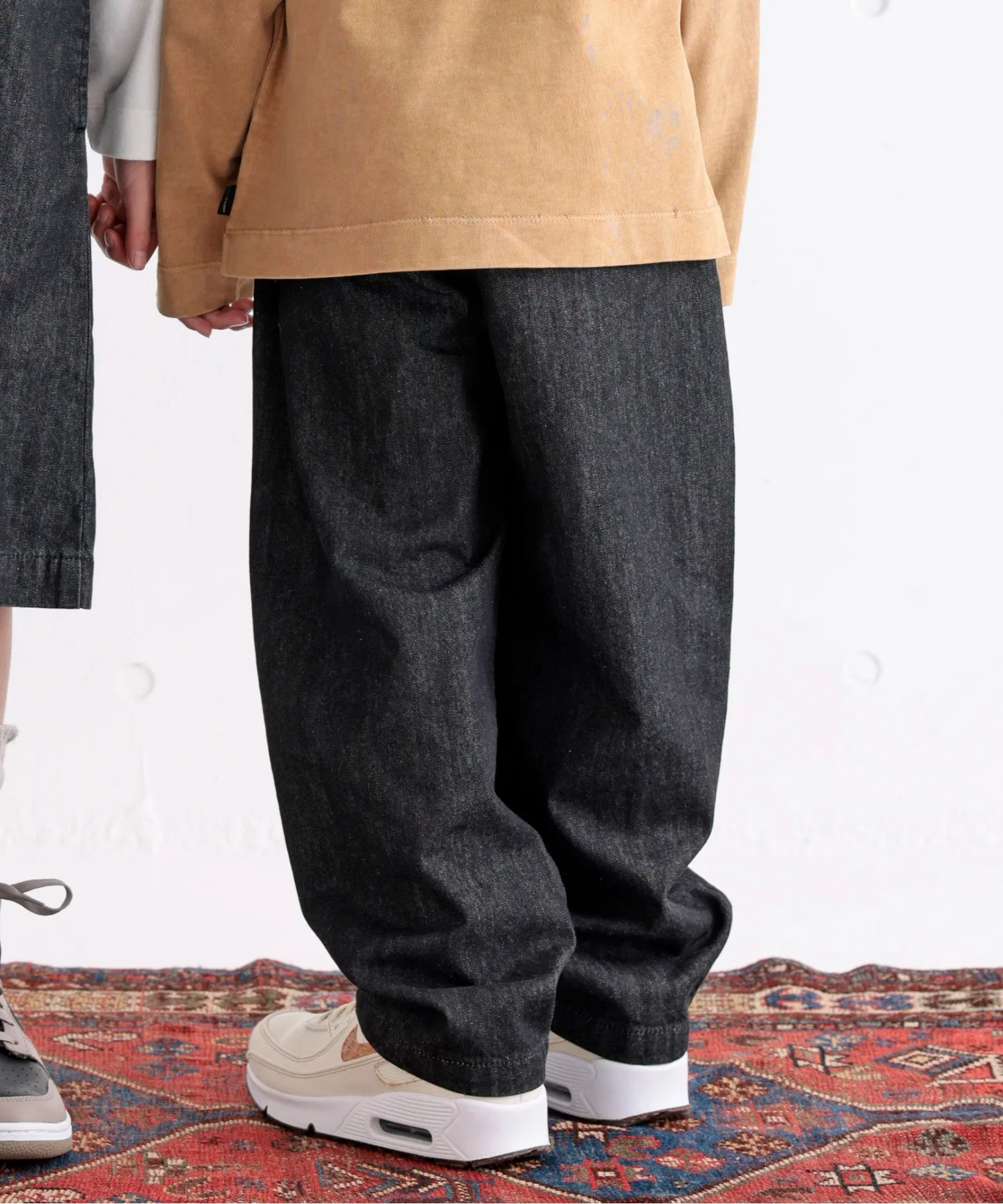 Джинсовые брюки из органического хлопка с широкими штанинами (OG DENIM CREW PANTS) — фото 2
