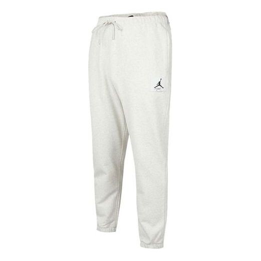 

Спортивные штаны Men's Air Jordan Flying Man Logo Bundle Feet Loose Sports Pants/Trousers/Joggers Autumn Gray, серый
