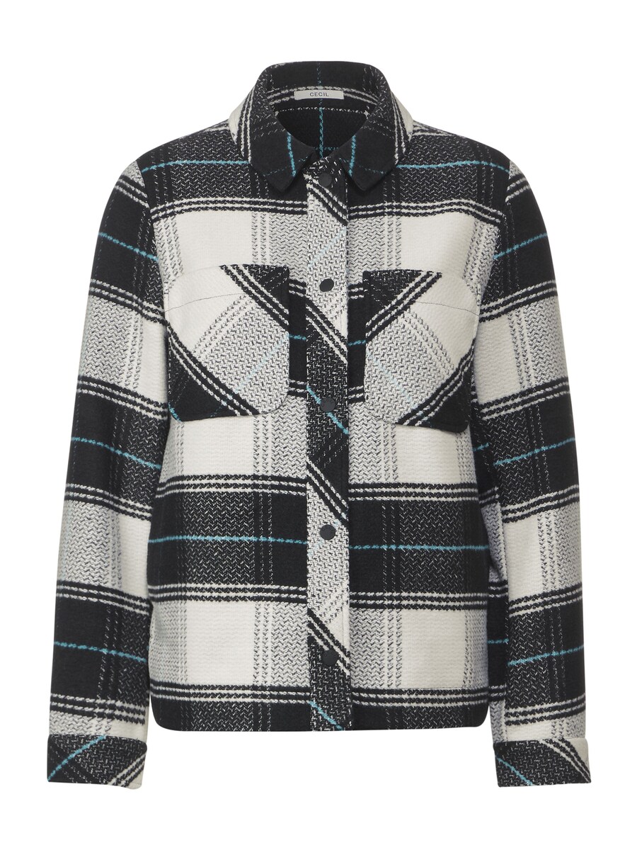 

Всесезонная куртка CECIL Between-Season Jacket, черный/белый