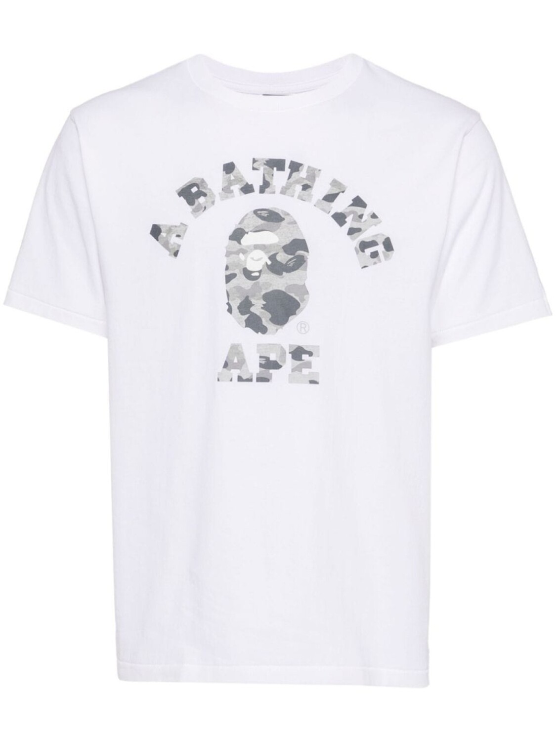 

A BATHING APE футболка с логотипом, белый