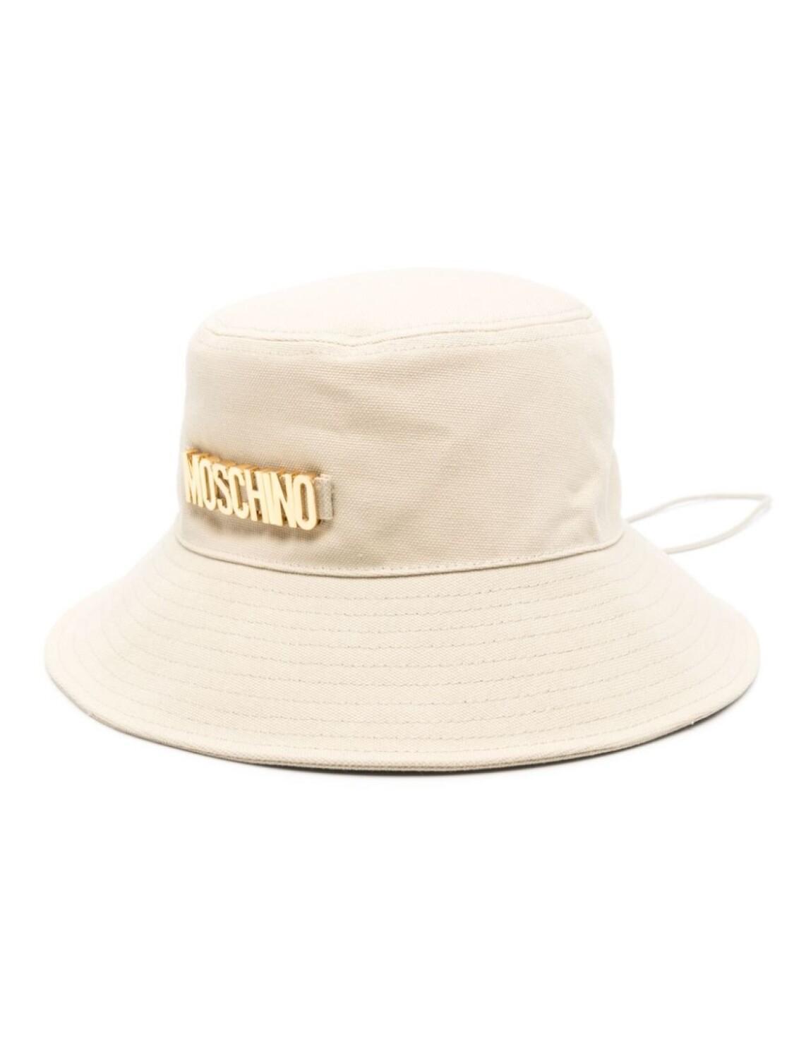 

Панама с логотипом Moschino, нейтральный цвет