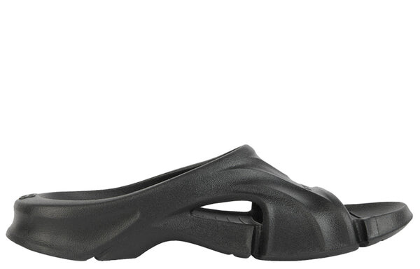 Тапочки mold slides 'black' Balenciaga, черный — фото 2