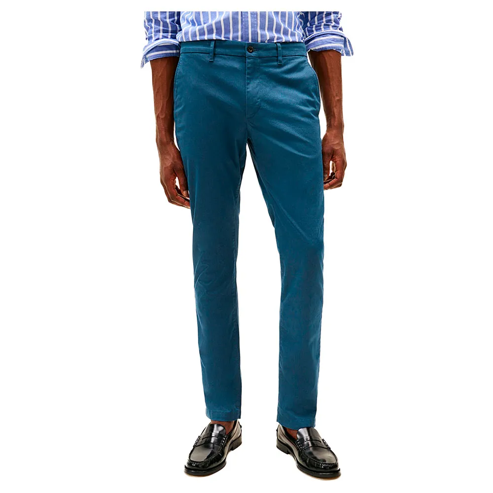 

Брюки чинос Tommy Hilfiger Bleecker Printed Structure, синий
