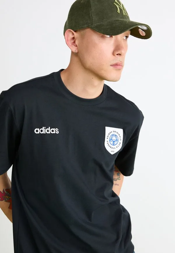 Футболка с графическим принтом Adidas Originals, Black — фото 4