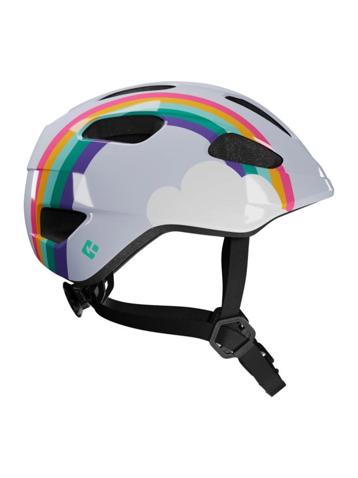 

Lazer Детский велосипедный шлем Pnut 2.0 KinetiCore белого цвета