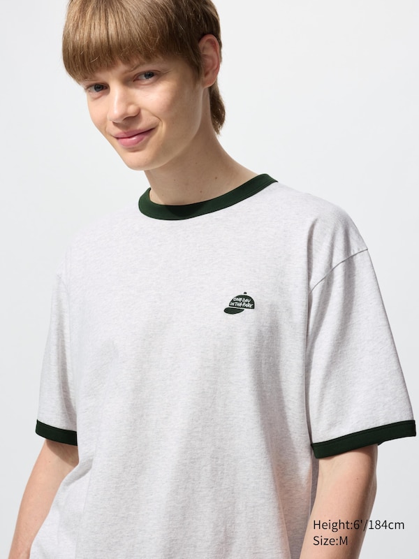 Футболка UT с графикой Yu Nagaba Uniqlo, 03 grey — фото 2