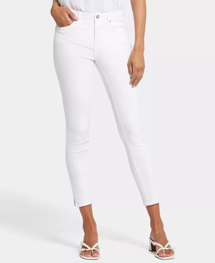 

Женские узкие джинсы с заниженной посадкой Ami Skinny Ankle NYDJ, белый