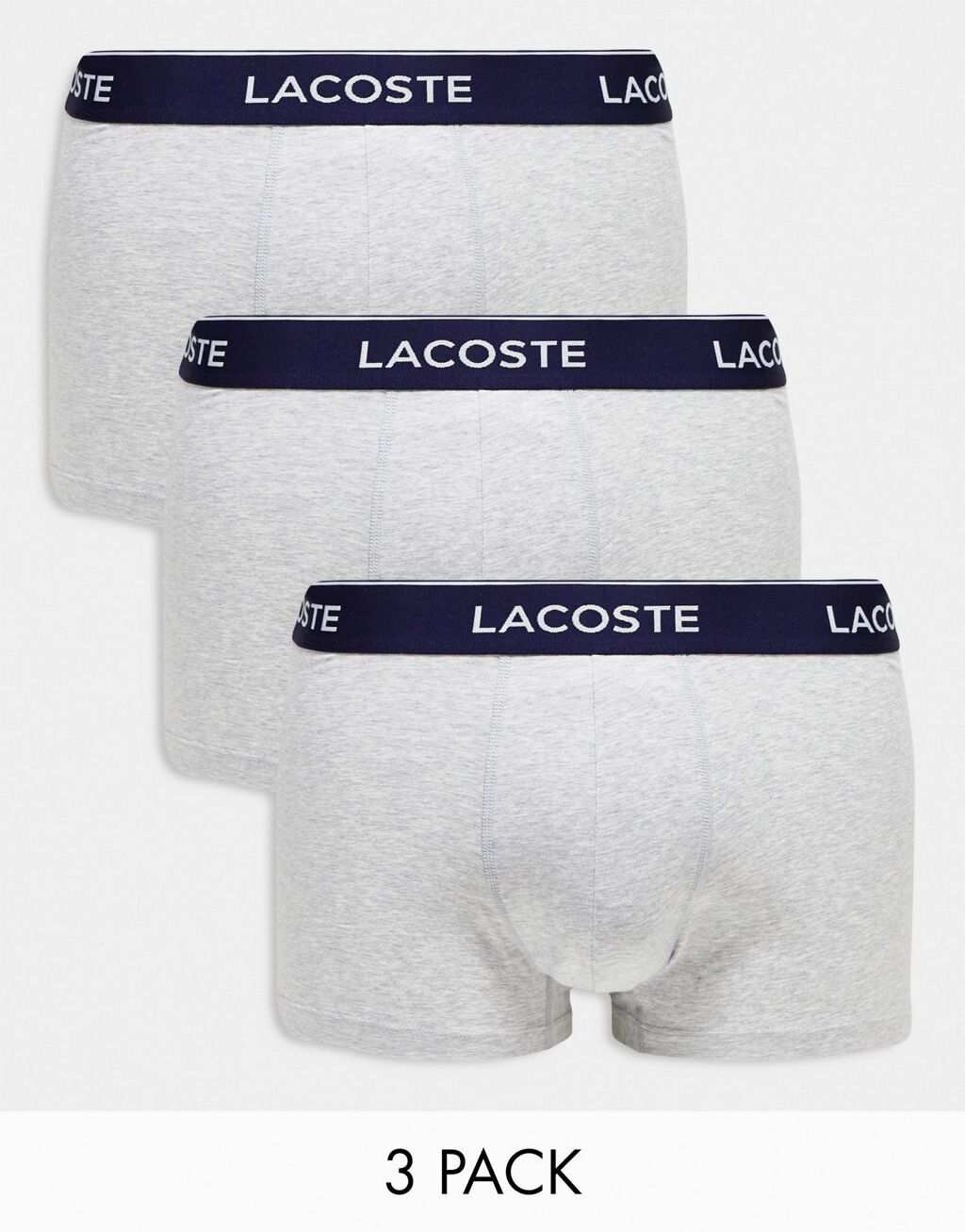 

Набор боксеров Lacoste Essentials, 3 шт, серый