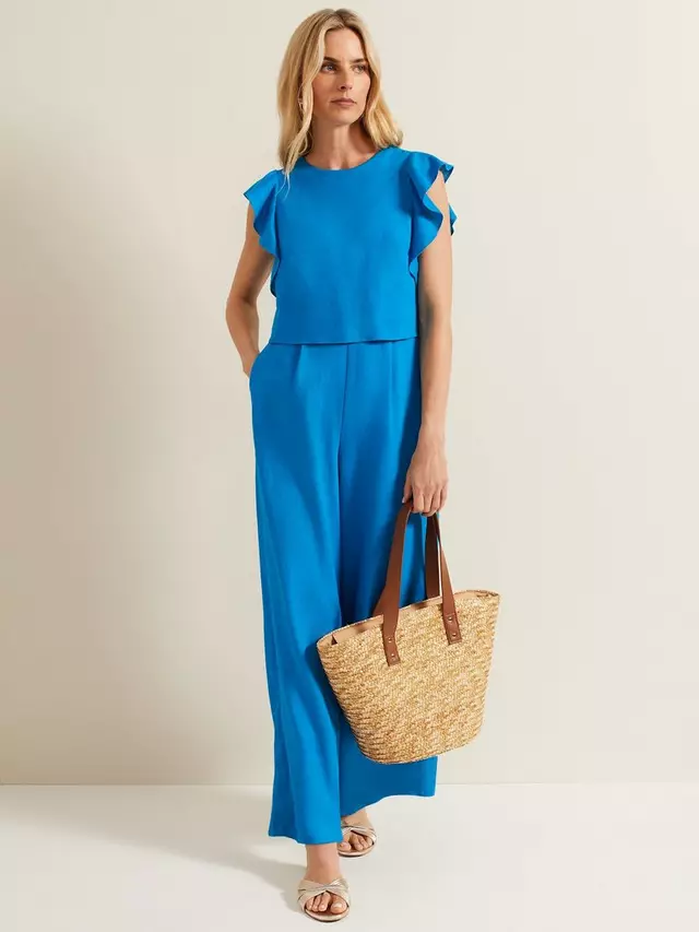 

Комбинезон Phase Eight Aubrey Linen Blend, синий