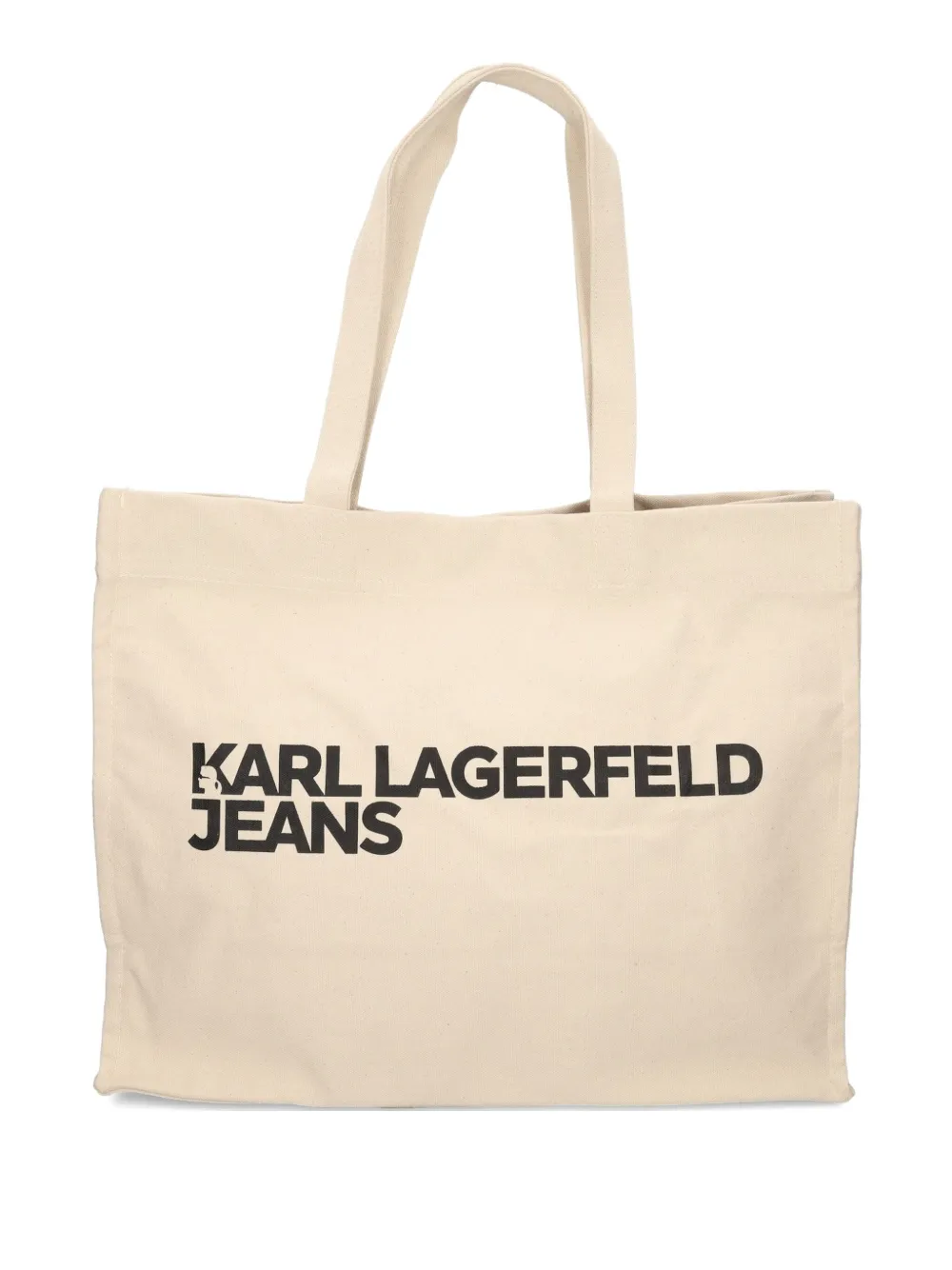 

Большая сумка-тоут с логотипом Karl Lagerfeld Jeans, нейтральный