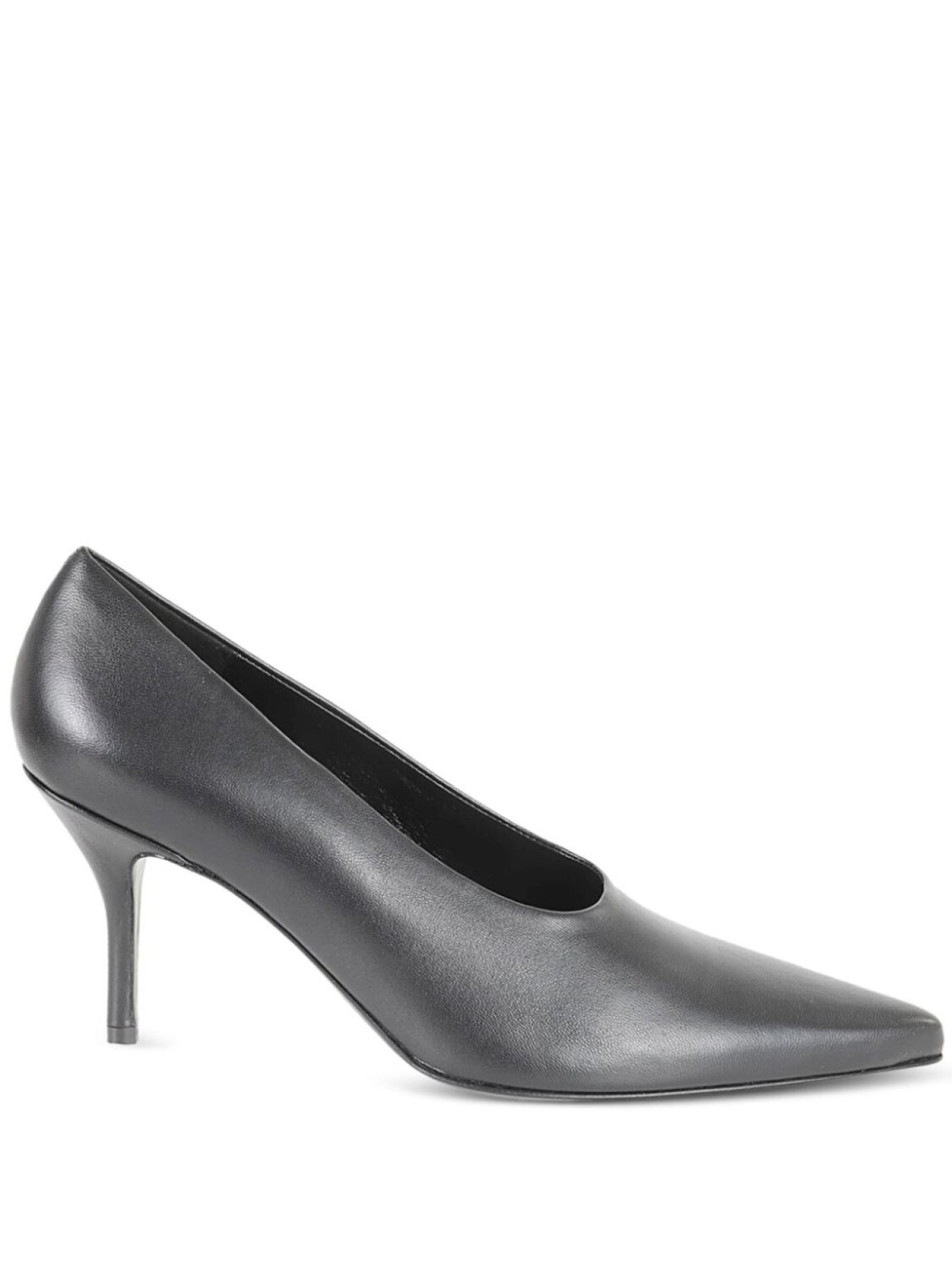 

Туфли кожаные 75 мм GIABORGHINI, черный