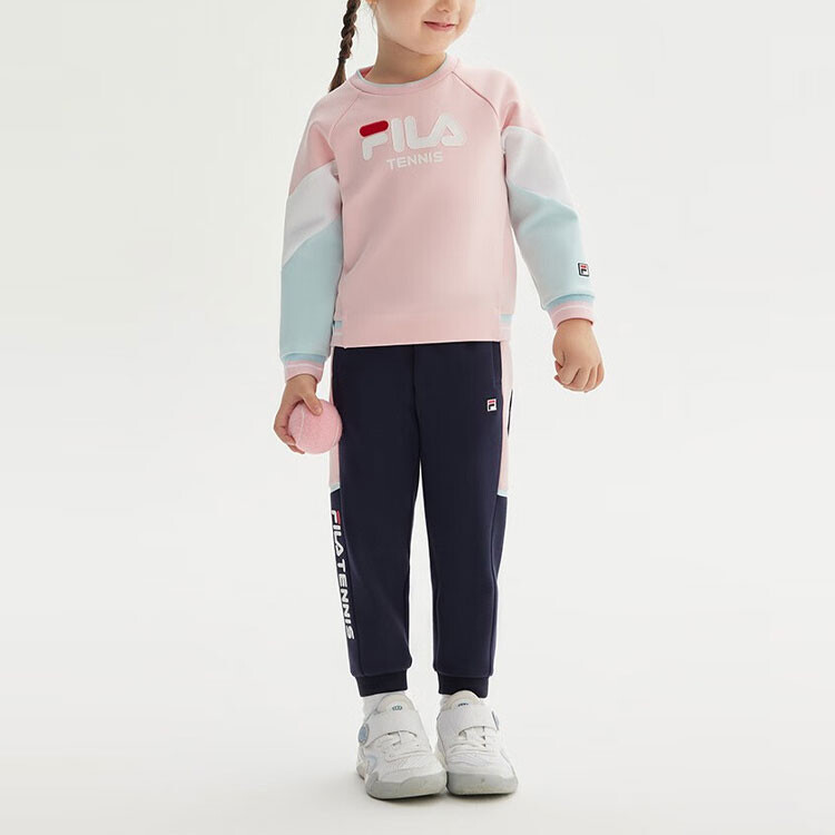 Детские трикотажные спортивные штаны FILA, цвет Blue — фото 3