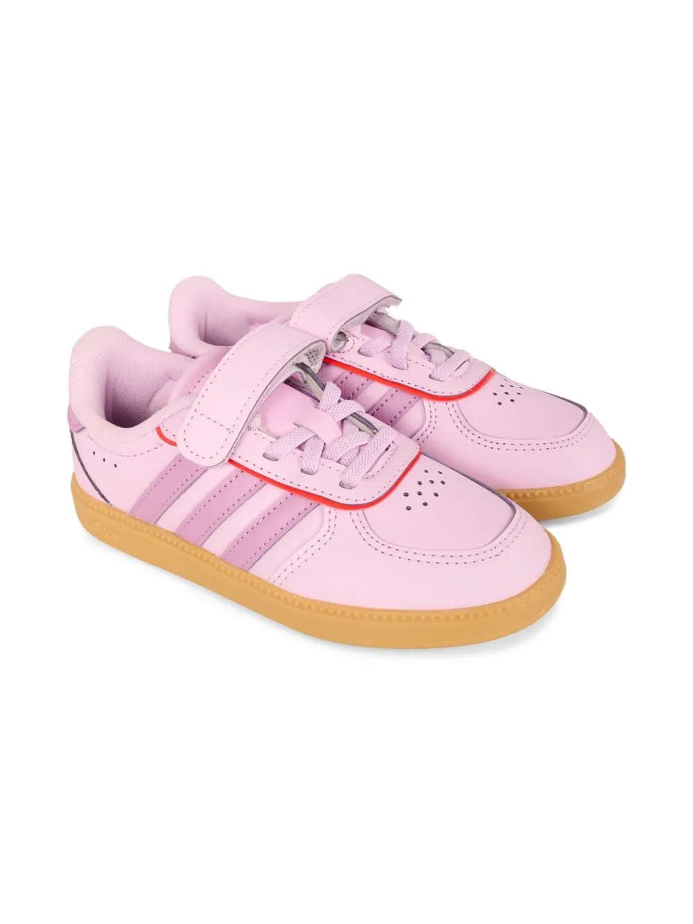 Кеды с полосками Adidas Kids, розовый