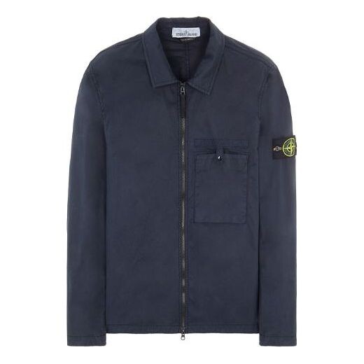 

Куртка overshirt 'blue' Stone Island, синий