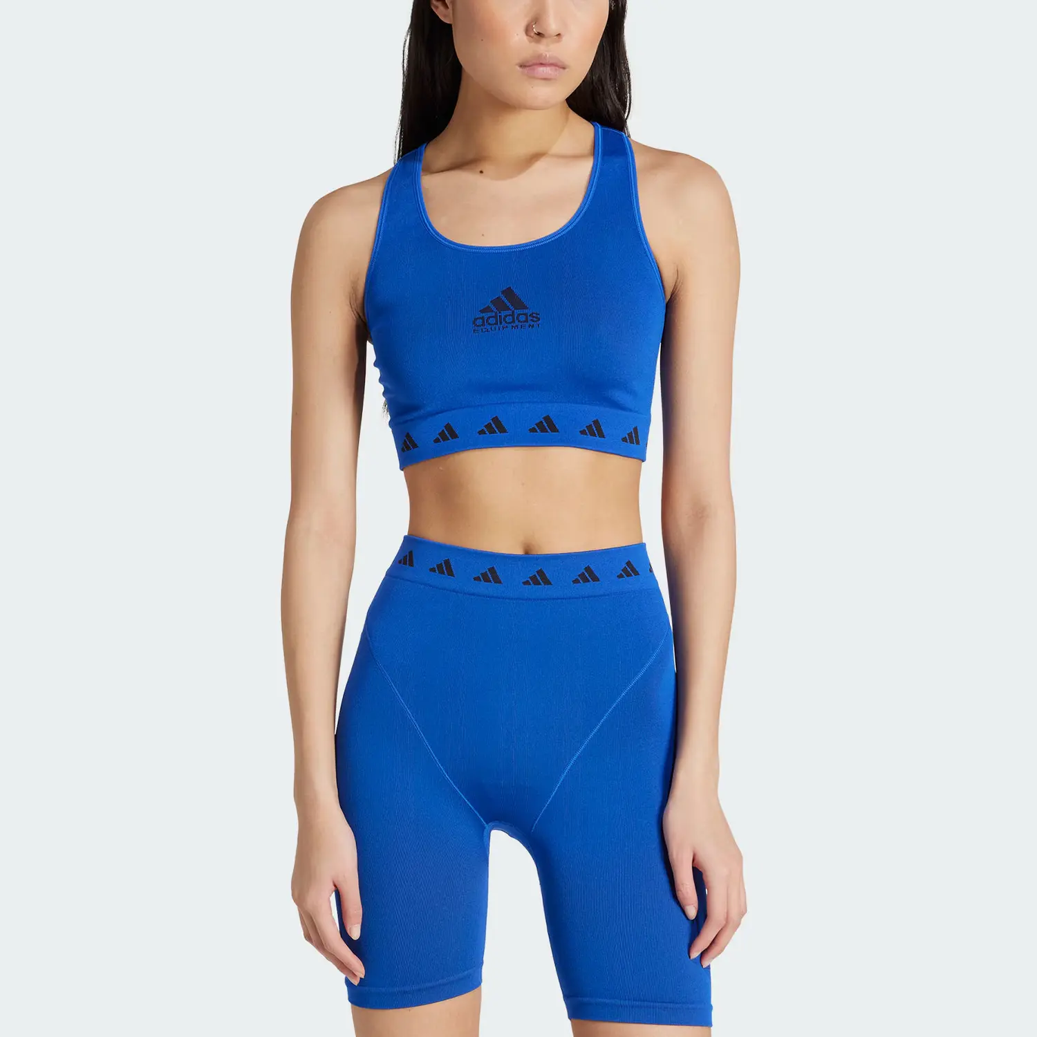 Adidas Спортивная майка Equipment Series для женщин, цвет blue — фото 2